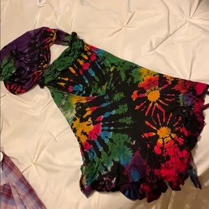 Tie dye romper